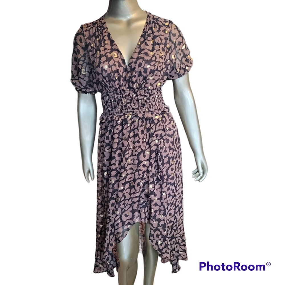 Animal print dress sz medium
